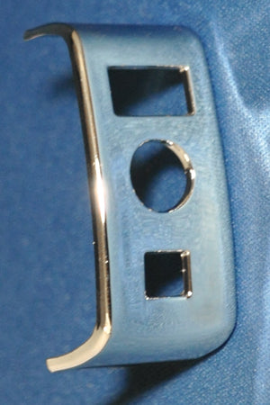 Kenworth W900/T660 chrome plastic rocker switch cover w/3 holes