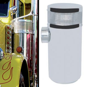 Vortox-style 15" stainless steel air cleaner/breather housing