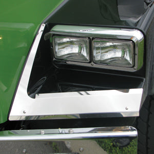 Kenworth T800 1996-2007 stainless steel fender rock guard - PAIR