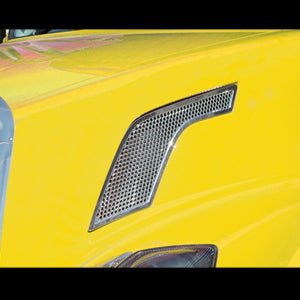 Volvo VN 2003+ chrome plastic air intake trim - SINGLE