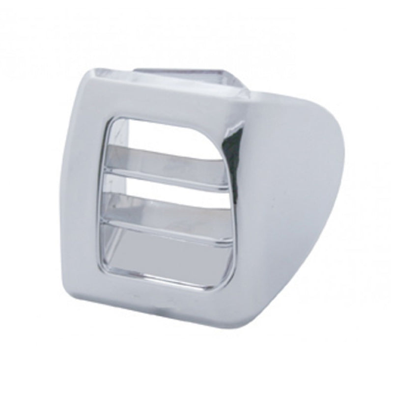 Freightliner Cascadia 2008-2017 chrome plastic air conditioner/heater small vent trim - SINGLE