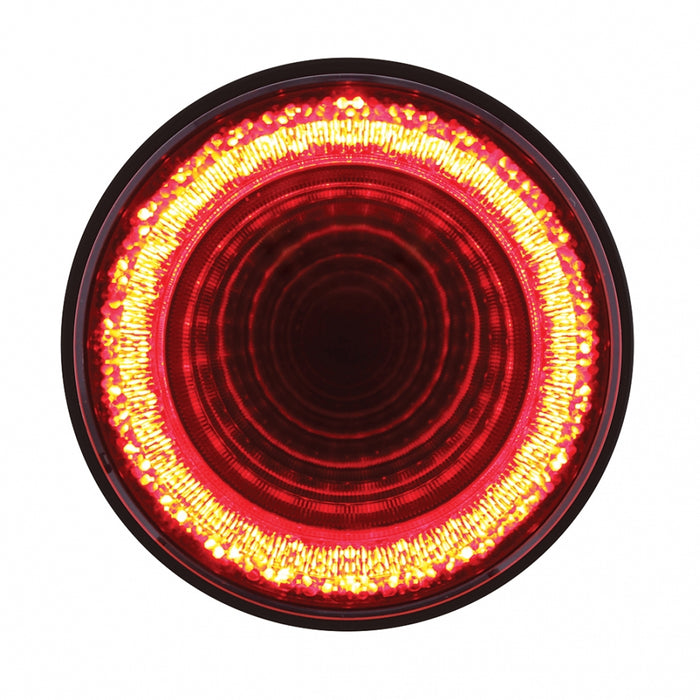 "Mirage" Red 4" round 24 diode LED stop/turn/tail light