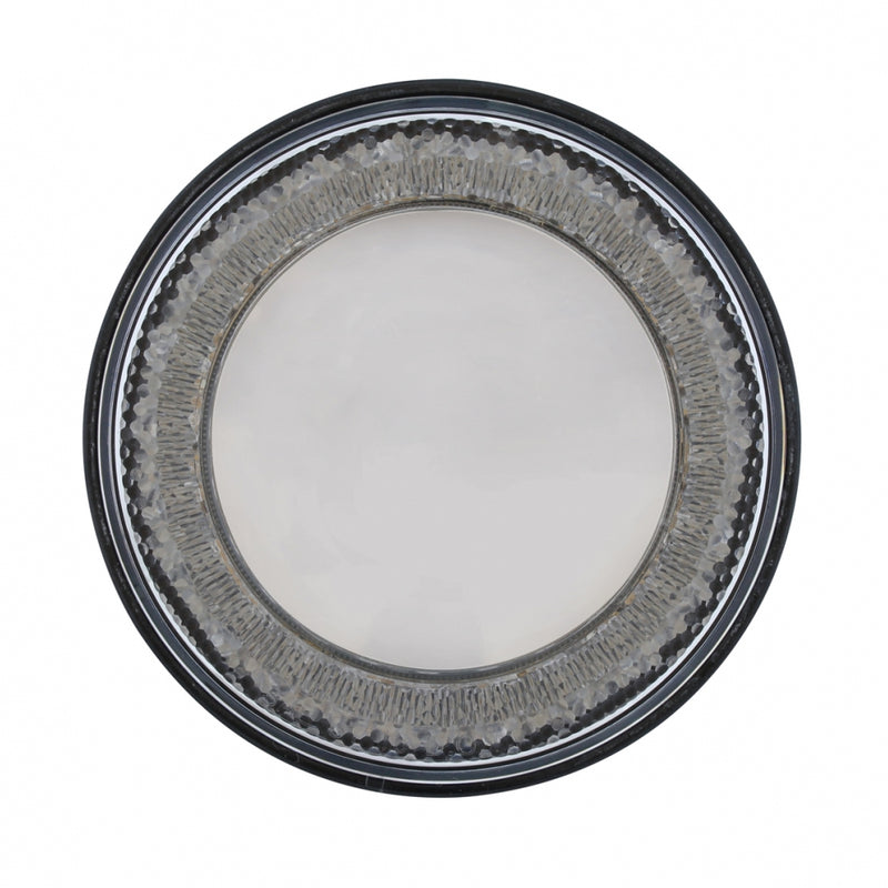 "Mirage" Red 4" round 24 diode LED stop/turn/tail light - CLEAR lens