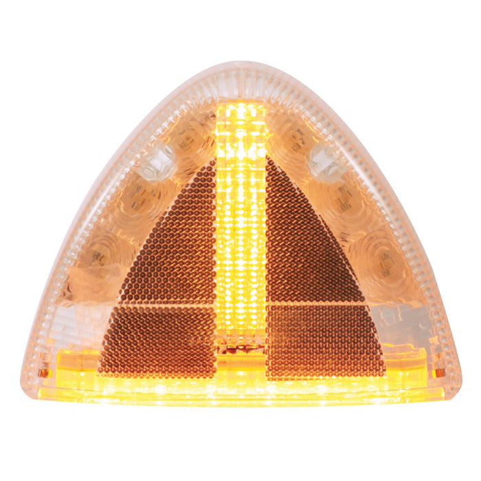 Peterbilt Amber 30 diode LED low profile turn signal light - CLEAR lens