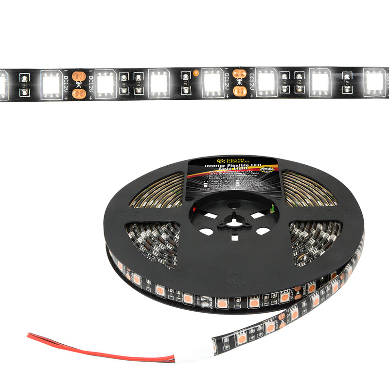 White interior LED strip light roll - 16 feet