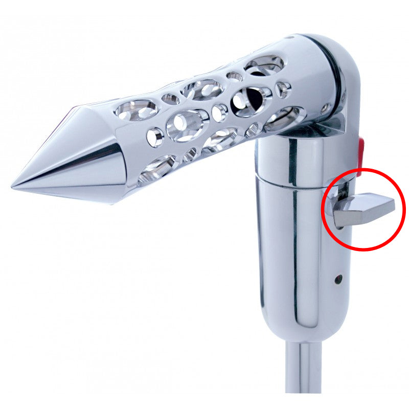 Chrome plastic Eaton Fuller 9/10/13/15/18 speed splitter/range selector lever cover ONLY