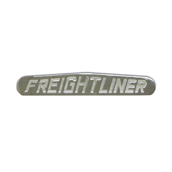 "Freightliner" 24" chrome bottom plate w/3 welded studs - SINGLE