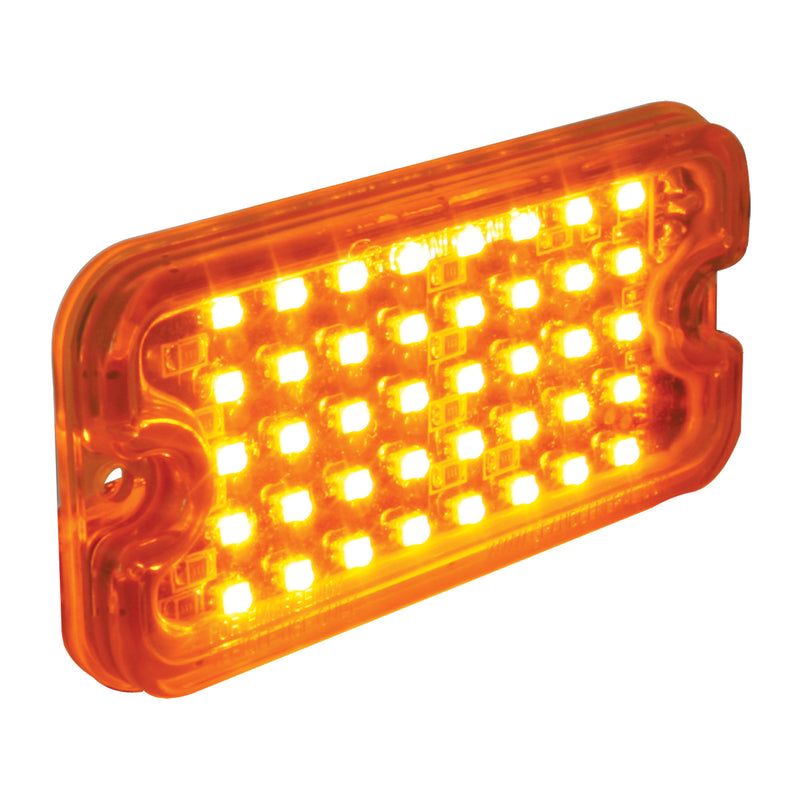 40 diode LED ultra-thin strobe light w/8 flash patterns