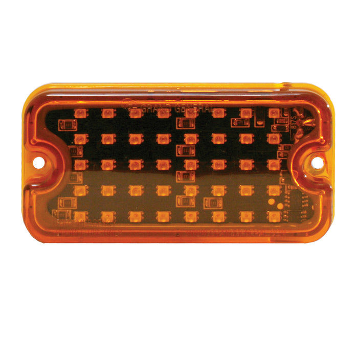 40 diode LED ultra-thin strobe light w/8 flash patterns