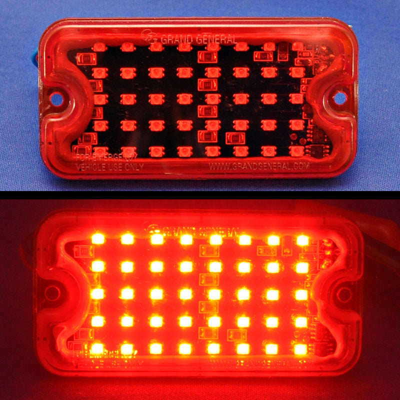 40 diode LED ultra-thin strobe light w/8 flash patterns