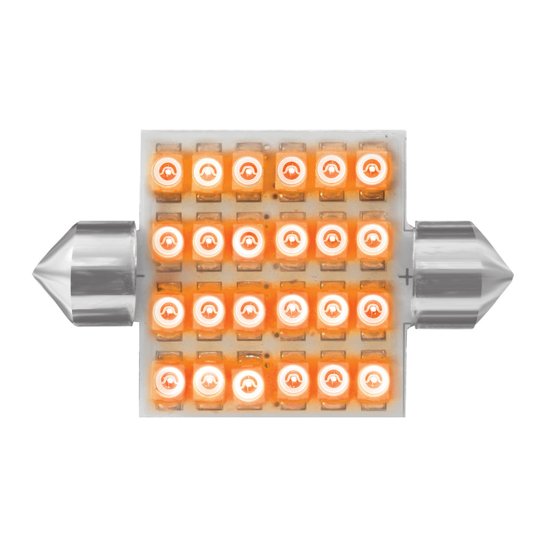 Hyper Bright 24-diode LED 211 dome light bulb - PAIR