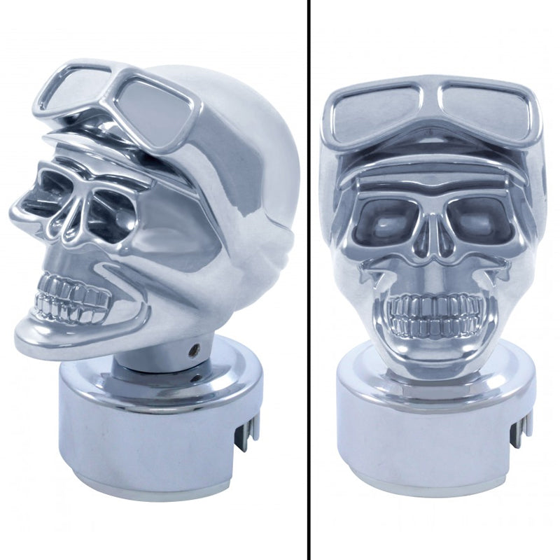 Biker Skull chrome gear shift knob for 13/15/18 speed Eaton Fuller