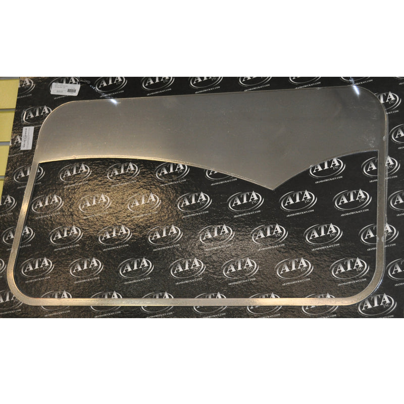 Peterbilt 8" stainless steel chopped look trim for 70" sleeper window - PAIR