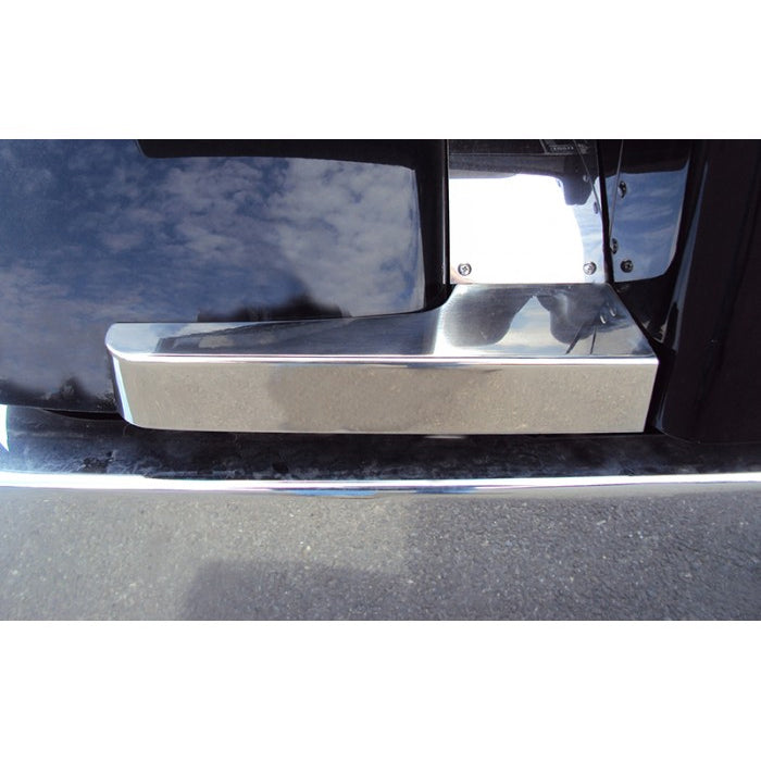 Peterbilt 379 stainless steel front fender step cover - PAIR