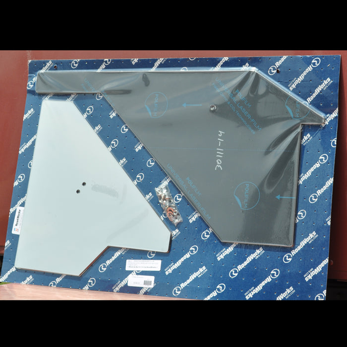 Peterbilt 379 stainless steel battery box end trims - 4 piece kit