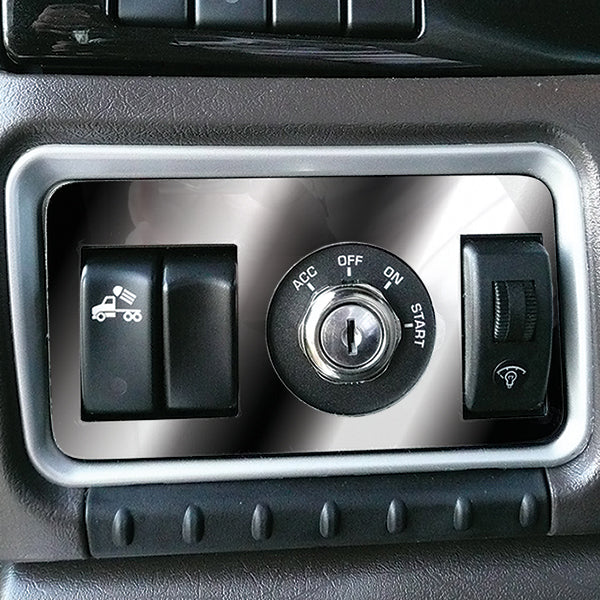 Kenworth W900/T660 stainless steel ignition control panel trim