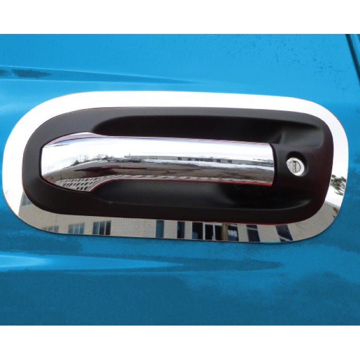 Peterbilt 579 stainless steel door handle surround - PAIR