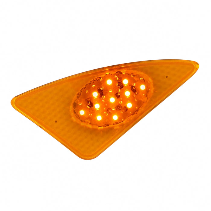 Kenworth T660 amber 11 diode LED fender turn signal light