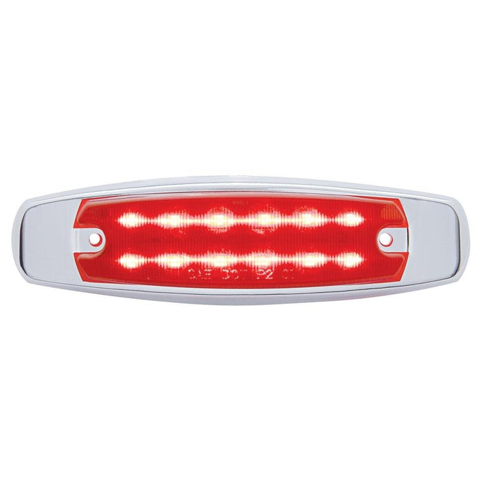 Red 12 diode Peterbilt-style LED marker light
