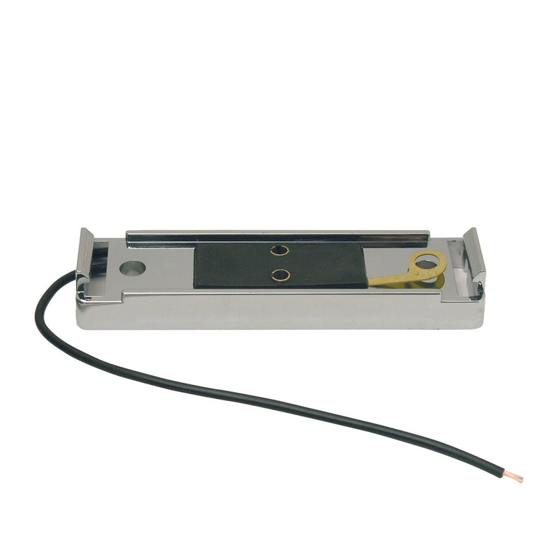 Chrome mounting bracket for 1" x 4" rectangular style marker light