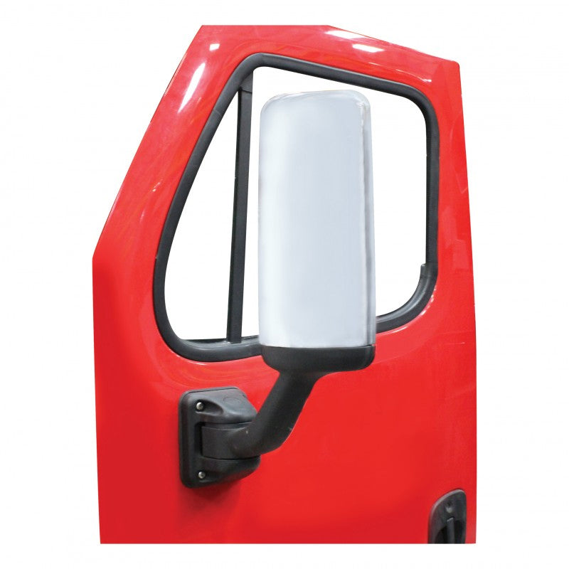 Freightliner Cascadia -2013 chrome plastic mirror back - SINGLE