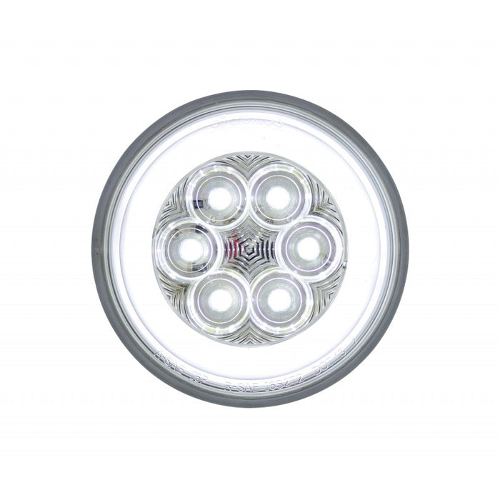 "Halo" White 4" round 21 diode LED backup/reverse light
