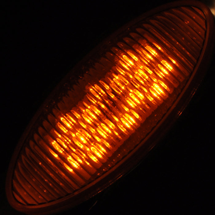 M1 Generation Amber 16 diode LED millennium-style marker light - CLEAR lens