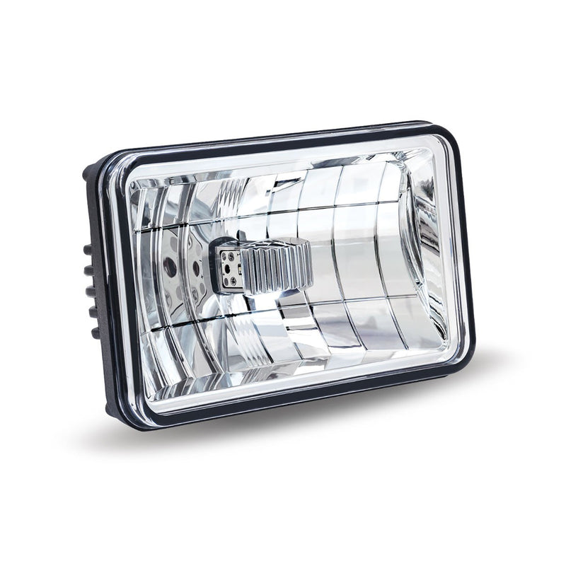 4" x 6" dual rectangular 2 diode LED headlight