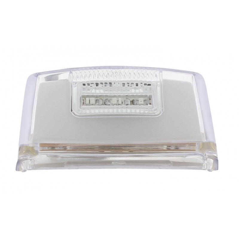 "Halo" Amber 24 diode Kenworth-style LED cab light - CLEAR lens