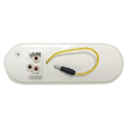 Dual Revolution Red/White oval 12 diode LED stop/turn/tail and backup light - CLEAR lens