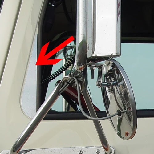 Western Star stainless steel front of door trim