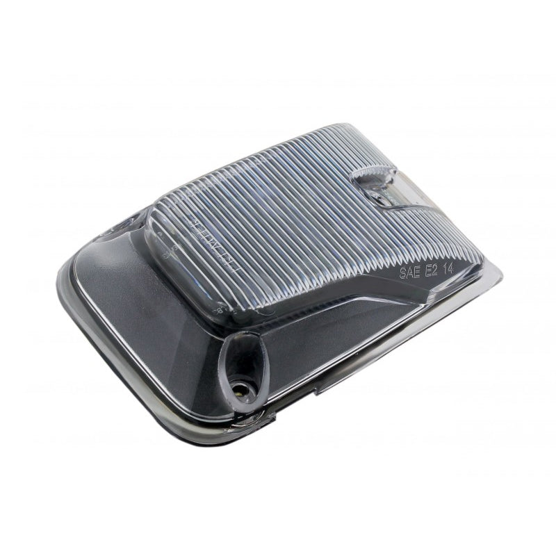 Volvo amber 6 diode LED side turn signal light - CLEAR lens