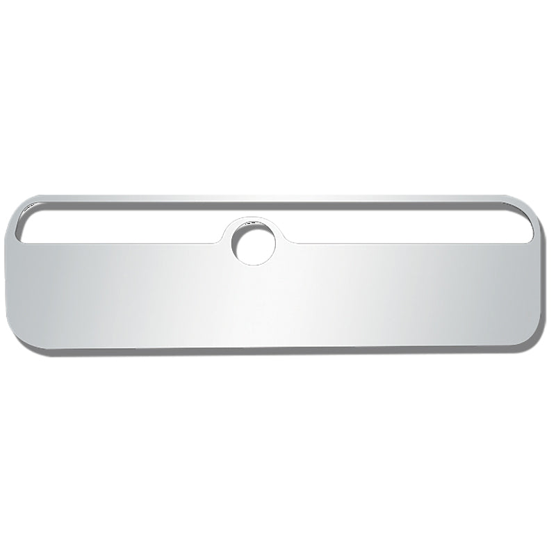 Peterbilt 389 stainless steel cubby door cover - passenger's side