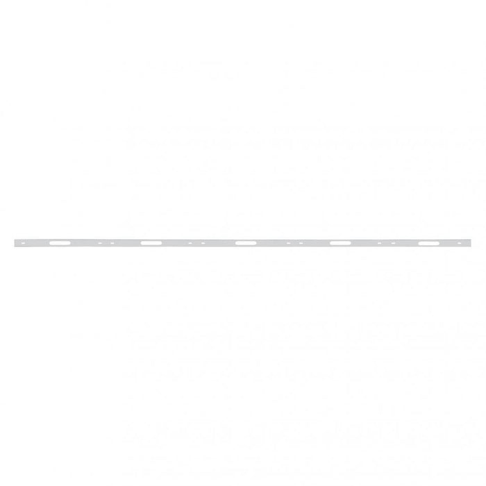 94" stainless steel bumper bar with HOLES ONLY for 17-3/4" LED turn signals