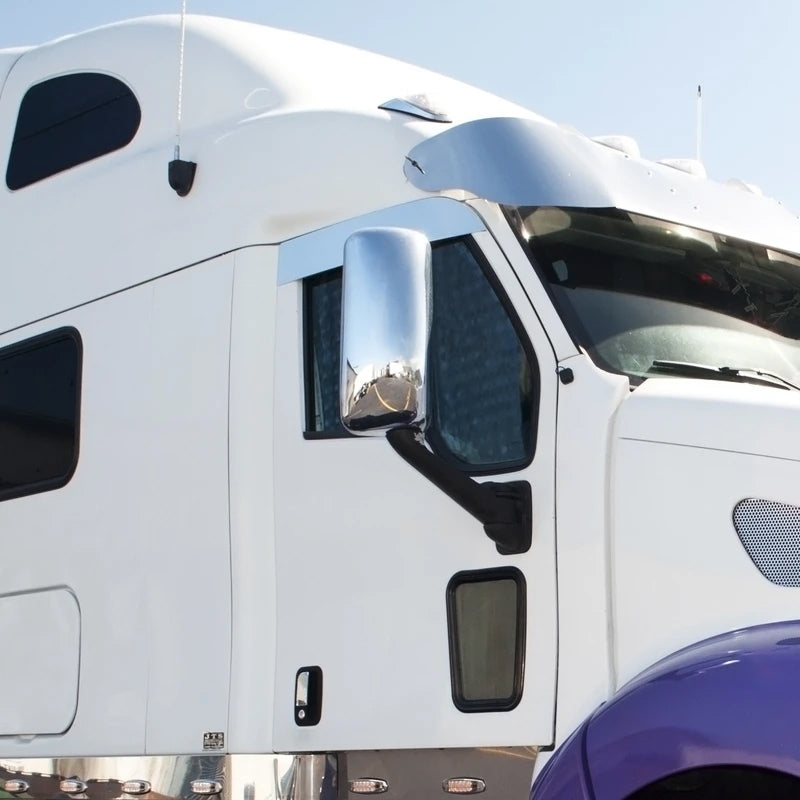 Peterbilt 387/587 / Kenworth T700/T2000 chrome plastic mirror back