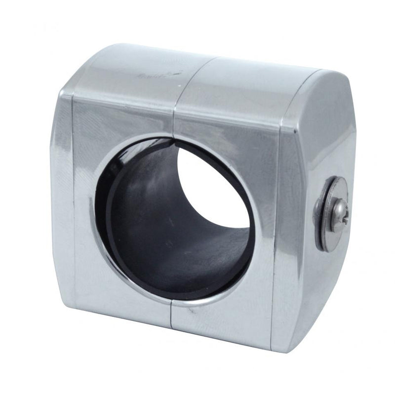 Chrome plastic mirror mount bracket for 9" or 12" LED turn signal lights