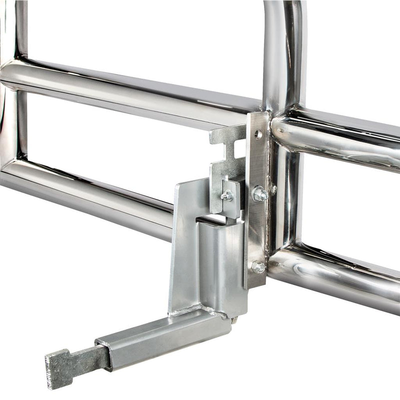 Mounting kit for universal stainless steel grill guard