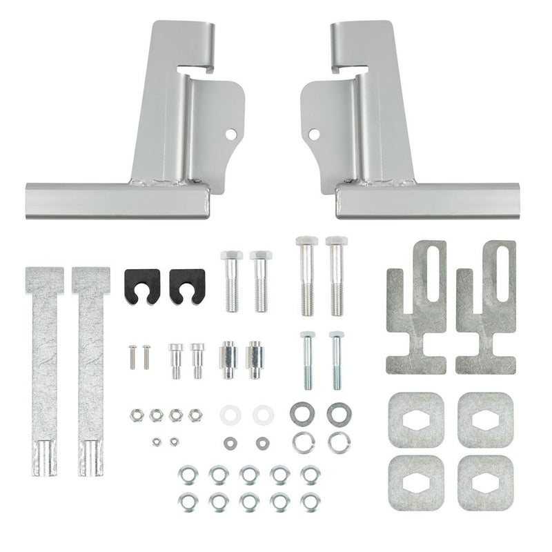 Mounting kit for universal stainless steel grill guard