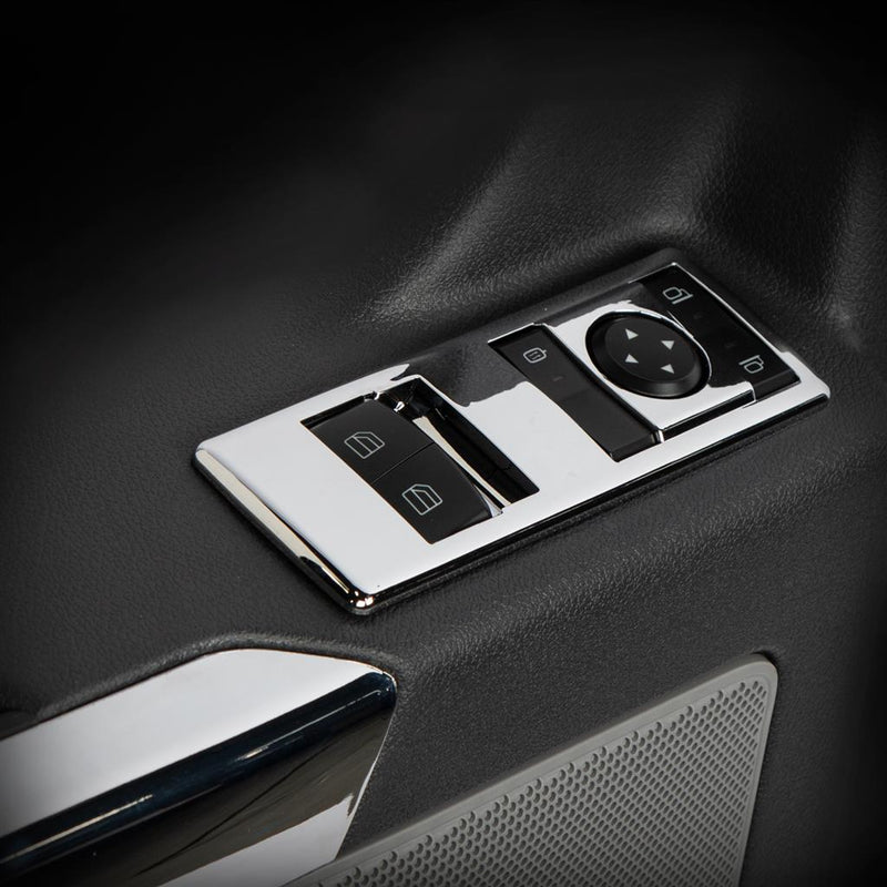Freightliner Cascadia 2018+ chrome plastic switch cover for door control panel, power window & mirror switches