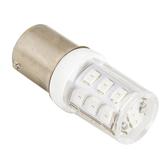 #1157 White 21 diode w/ceramic tower LED light bulbs - PAIR