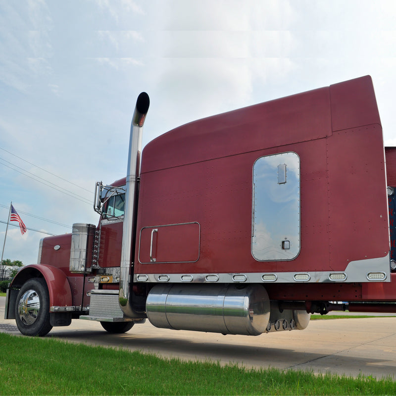 Peterbilt Unibilt stainless steel replacement sleeper door skin - SINGLE