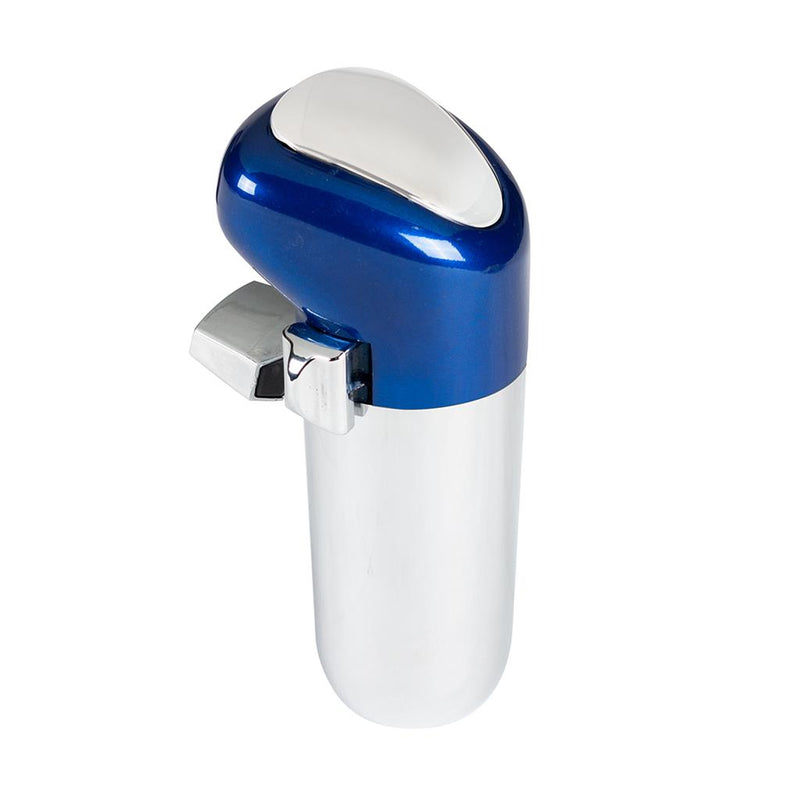 Chrome steel lower gear shift skirt with curved bottom