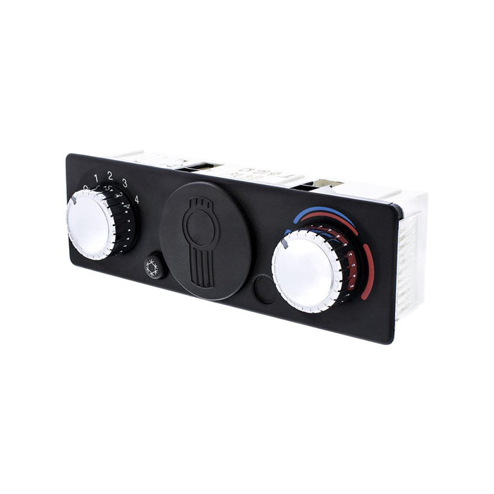 Kenworth T680 chrome plastic sleeper air conditoner / heater control knob - SINGLE