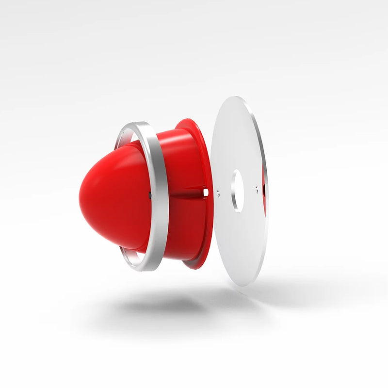 Stainless steel plate and flange for mounting watermelon-style sleeper load light