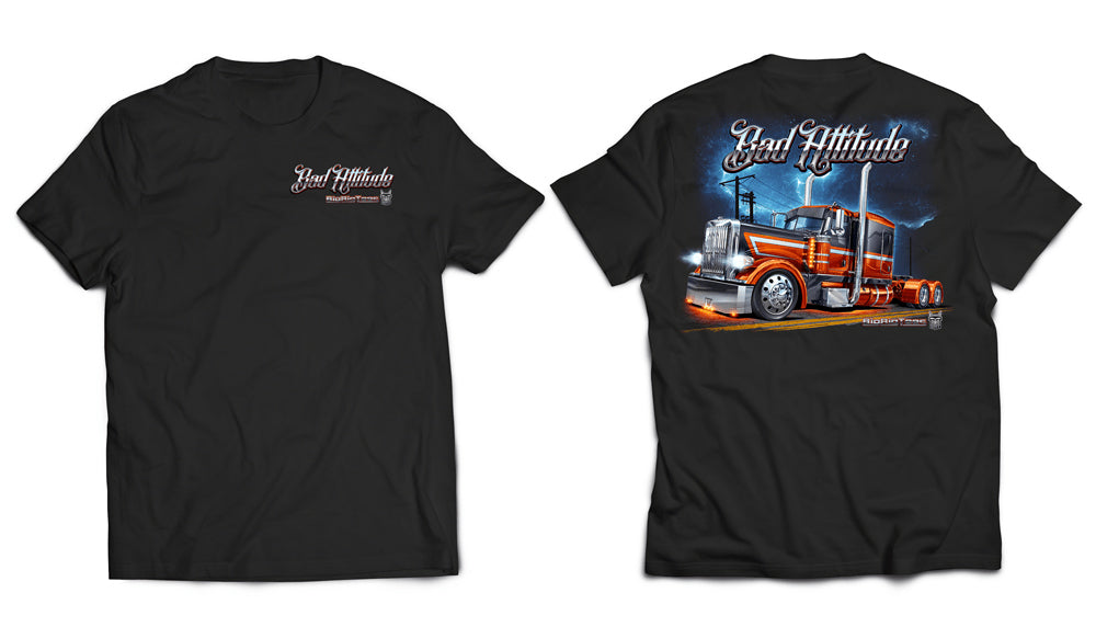 Bad Attitude trucker t-shirt