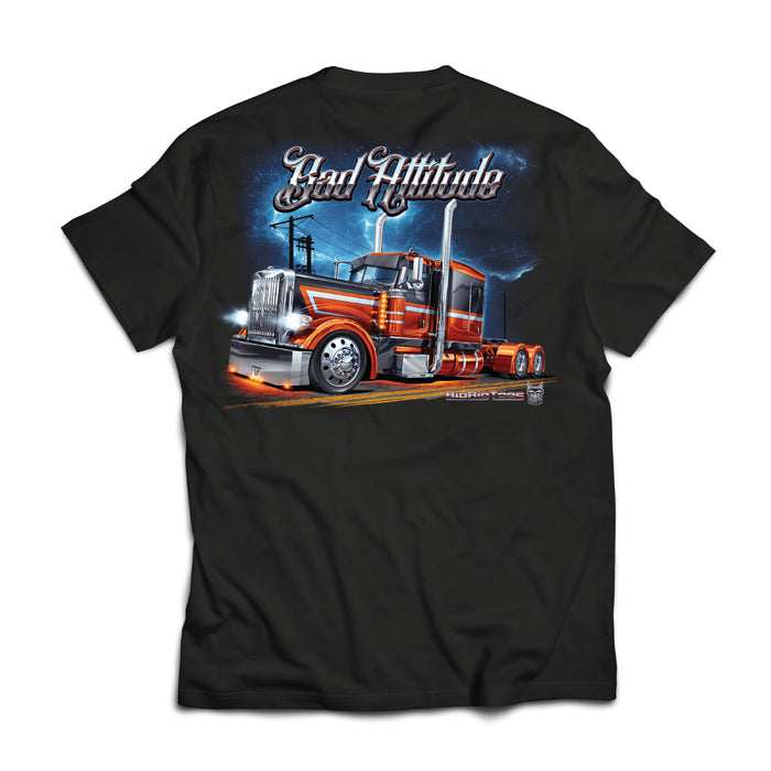 Bad Attitude trucker t-shirt