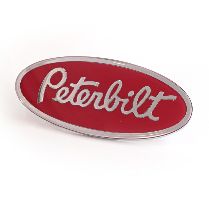 Peterbilt oval red replacement emblem