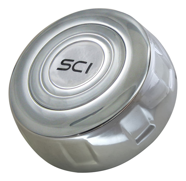 Chrome horn button and bezel for Steering Creations steering wheels