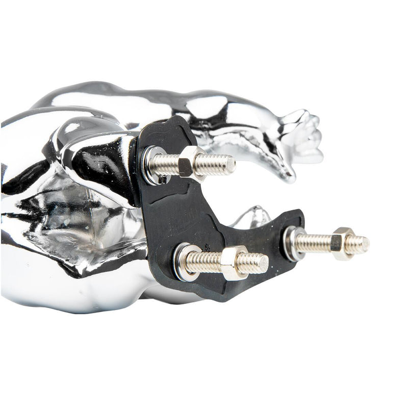 "Gorilla King" chrome hood ornament