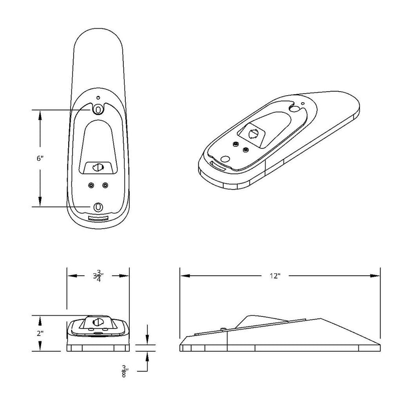 Grakon 2000 replacement cab light housing only - SINGLE